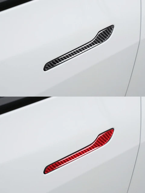 Door Handle Cover Protector Sticker Carbon Fiber Modification