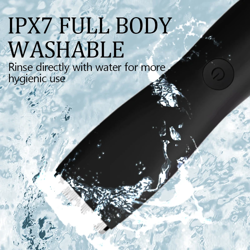 Body Hair Trimmer Shaver for Men Ball Trimmer for Groin Pubic Replaceable Ceramic Blade Groomer Electric Razor Waterproof Clippe electric razor