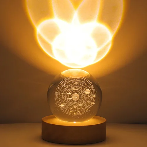 LED 야간 조명 크리스탈 별이 빛나는 하늘 프로젝터 테이블 램프, USB 전원, 발렌타인 데이, 생일 선물, 침실 장식, 참신한 조명 5
