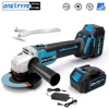 ONEKFYFD 125mm Cordless Wireless Brushless Rechargeable Electric Angle Grinder Grinding Machine Tool For Makita 18V Battery 1