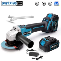 ONEKFYFD 125mm Cordless Wireless Brushless Rechargeable Electric Angle Grinder Grinding Machine Tool For Makita 18V Battery 1