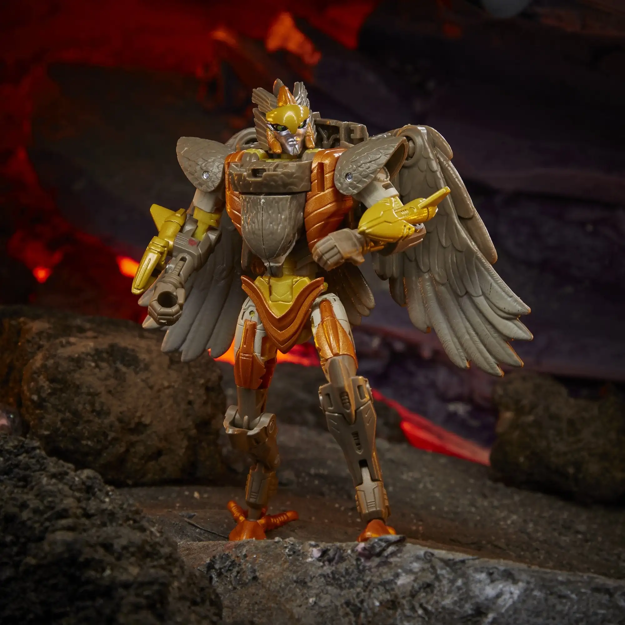 

Hasbro Transformers Generations War for Cybertron Kingdom Deluxe WFC-K14 Airazor Toys F0673