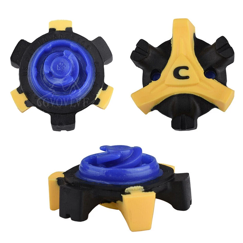 14Pcs/pack Golf Shoe Spike Sports Spike Screw Soft Golf Shoes Spikes Replacement Cleat Fast Twist Tooth Height 5MM Easy Install 3