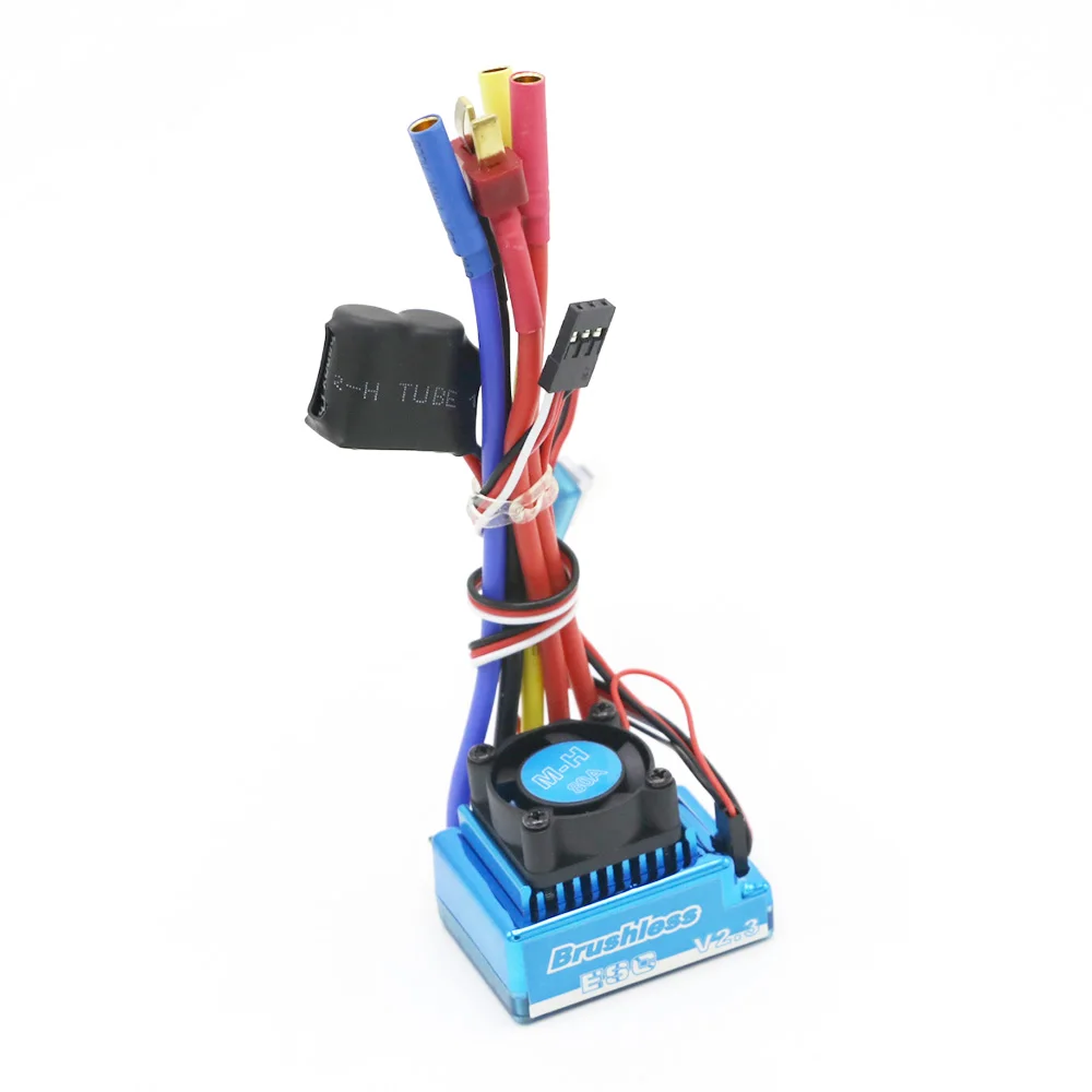 Carte de programmation connectée au contrôleur ESC 60A pour drone FPV.