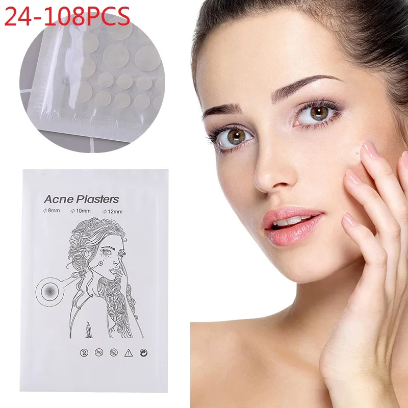 24108pcs Pimple Remover Patch Stickers Invisible Acne Treatment Skin Tag Removal Patch Pimple