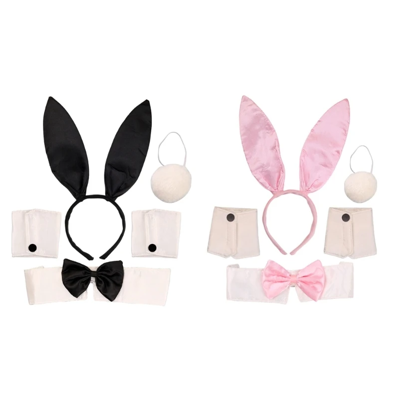 

Rabbit Accessories Set Halloween Cosplay Accessories Include Headband 449B