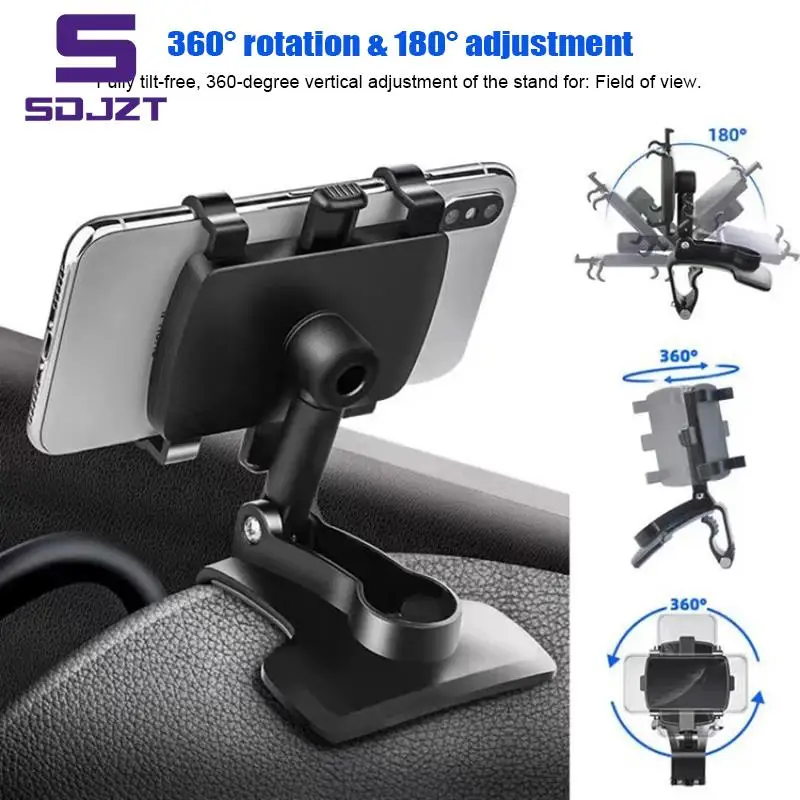 

Car Dashboard Rotatable Adjustable Phone Holder Phone Stand For IPhone Samsung Xiaomi Redmi Huawei Honor OPPO Car Phone Holder