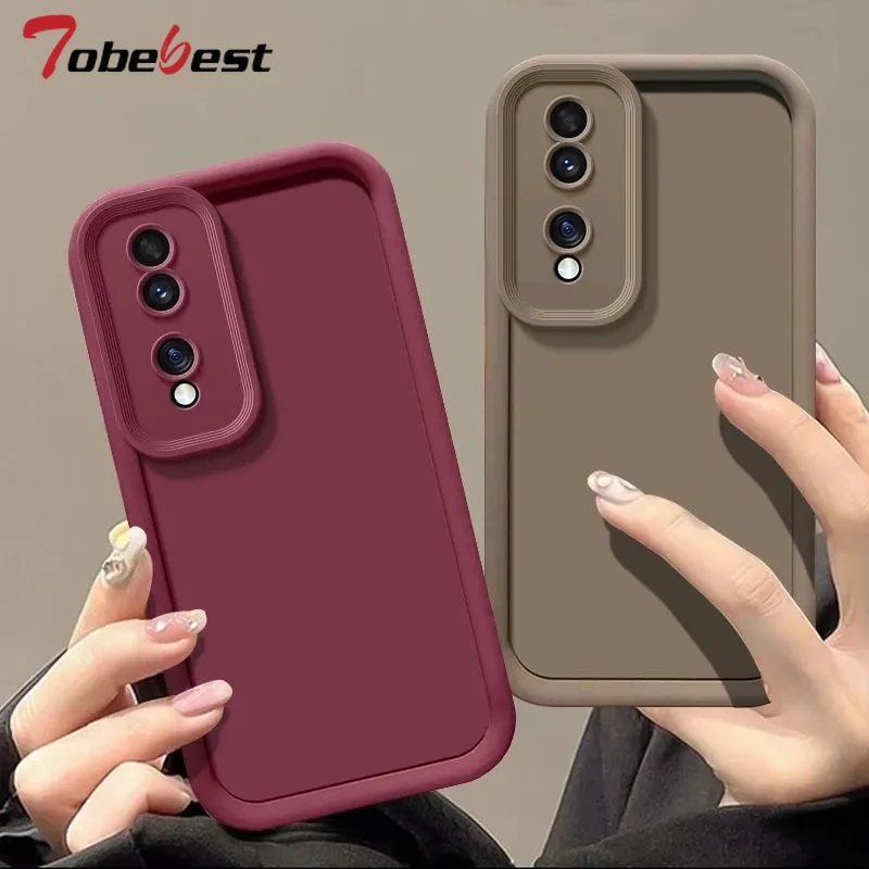 Solid Color Soft Silicone Camera Lens Case -  Back Cover