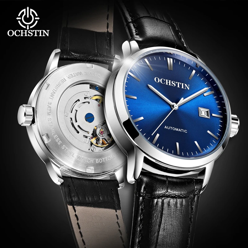 42mm Simple Fashion Automatic Mechanical Watch Perpetual Calendar Waterproof Stainless Steel Automatic Winding High-grade Luxury