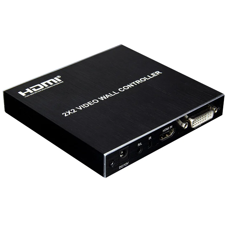 Hdmi TV 비디오 월 컨트롤러 2x2 1080P 60Hz 1X2 1X4 1X3 2X1 3x1 4X1 LCD 모니터 HD 멀티 스크린 스플라이싱 박스 프로세서 180 &플립