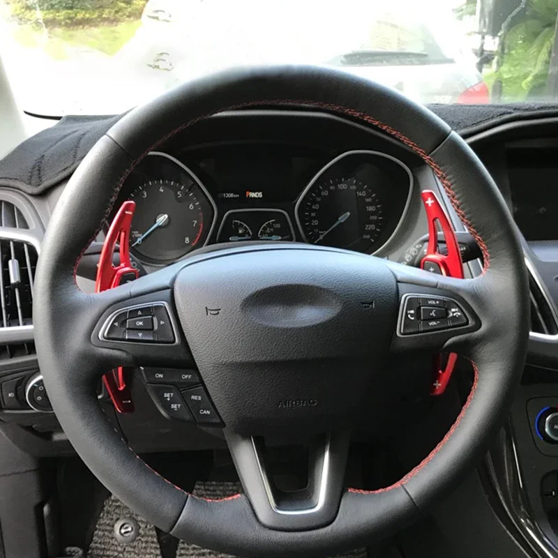 

Автомобильный Алюминиевый Рычаг переключения передач для Ford Kuga Focus (2015-2018) Авто-Стайлинг Аксессуары для интерьера