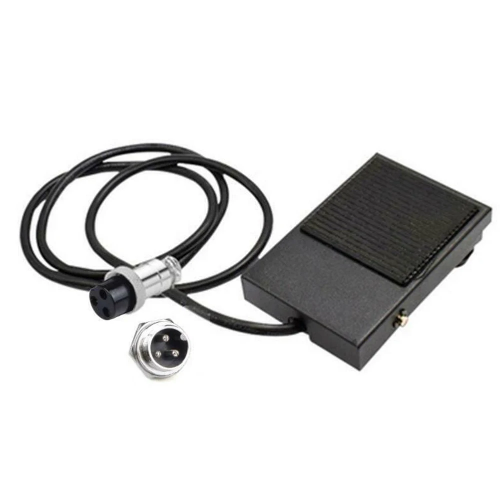 Foot Pedal For TIG Foot Pedal for Welding and Cutting Machines Durable Non Slip Design with 2 pin or 3 pin Compatibility