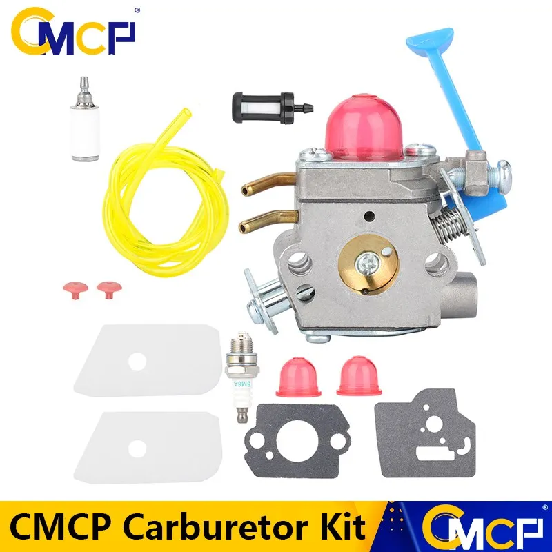 CMCP Carburetor Kit Replace for Zama C1Q-W40A for Husqvarna 124 125 124L 125L 125LD 128C 128L 128LD 128R 128LDX Trimmer Parts