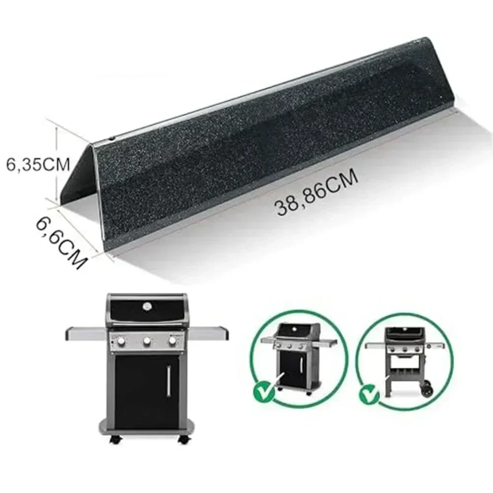 3pcs Seasoning Bar 7635 For Weber For Spirit I & II 200 Series Grill Household Outdoor BBQ Replacement Parts grill seasoning bar