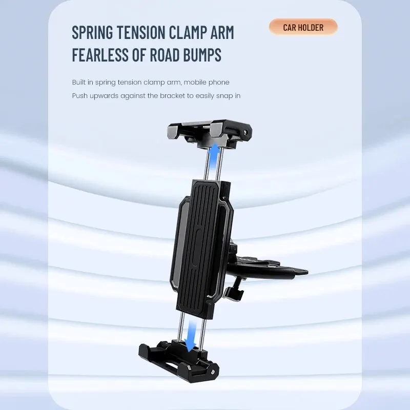 Universal 4-13 Inch Tablet Stand Holder Car CD Slot Bracket Mobile Phone Mount for iPad Pro Air Mini iPhone Xiaomi Huawei Tab Pc tablet stand