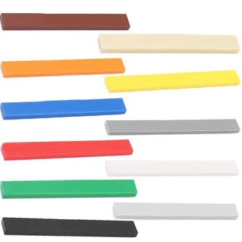50pcs Smooth 1x8 DIY Building Blocks Figure Bricks 10Colors Educational Creative Size Compatible With 4162 Toys for Children 1