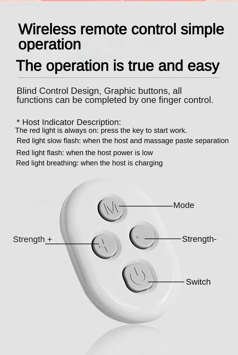 Pocket Intelligent Massage Patch Cervical Massager Portable Shoulder and Neck Multifunctional Massager Small Fascia Patch