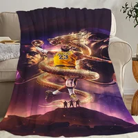 Basketball Star L-Lebron J-James Blanket Comfortable soft sofa living room bed bedroom blanket suitable for travel and gifts 1