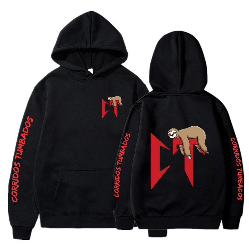 Corridos Tumbados Hoodies Men Fashion Natanael Cano Long Sleeve Sweatshirts Women Cool Casual Harajuku Hooded Pullover Sudaderas