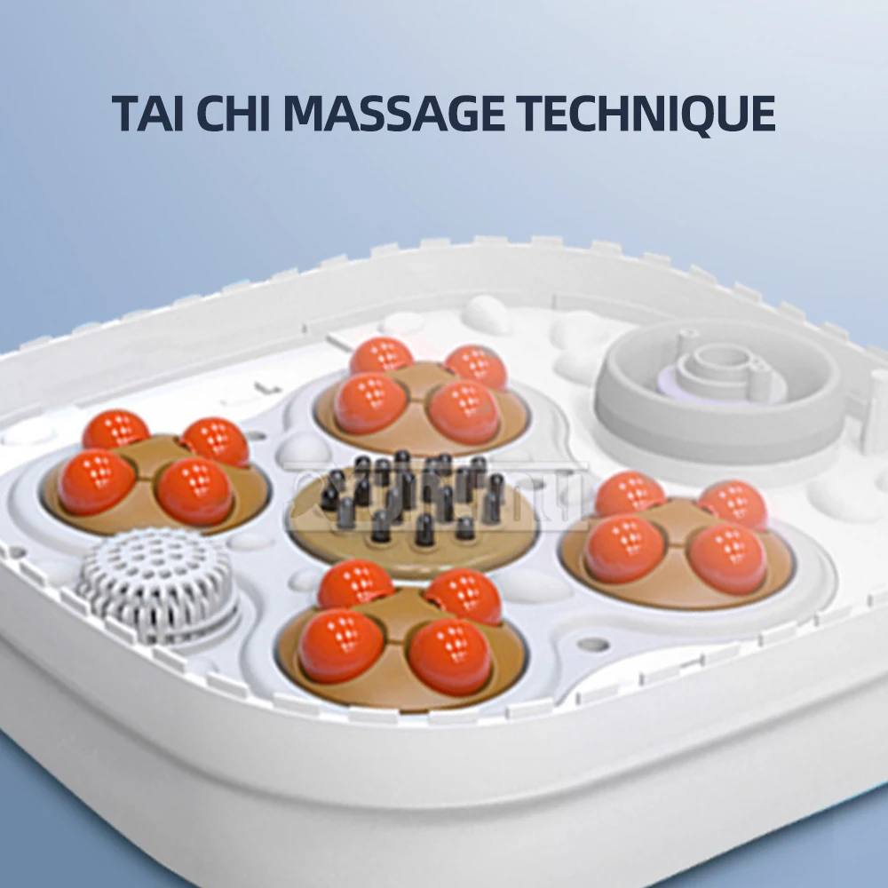 Folding Foot Bath Tub Electric Household Automatic Massage Foot Bath Tub Deep Heating Portable