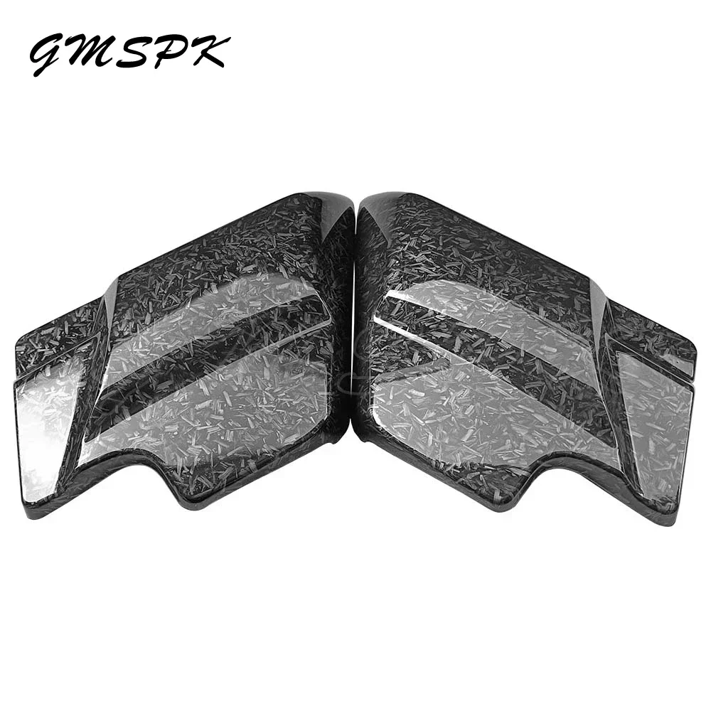 Marbling ABS Motorcycle Left Right Battery Side Covers Panel Fit for Harley Touring Electra Street Glide Road King 2009-