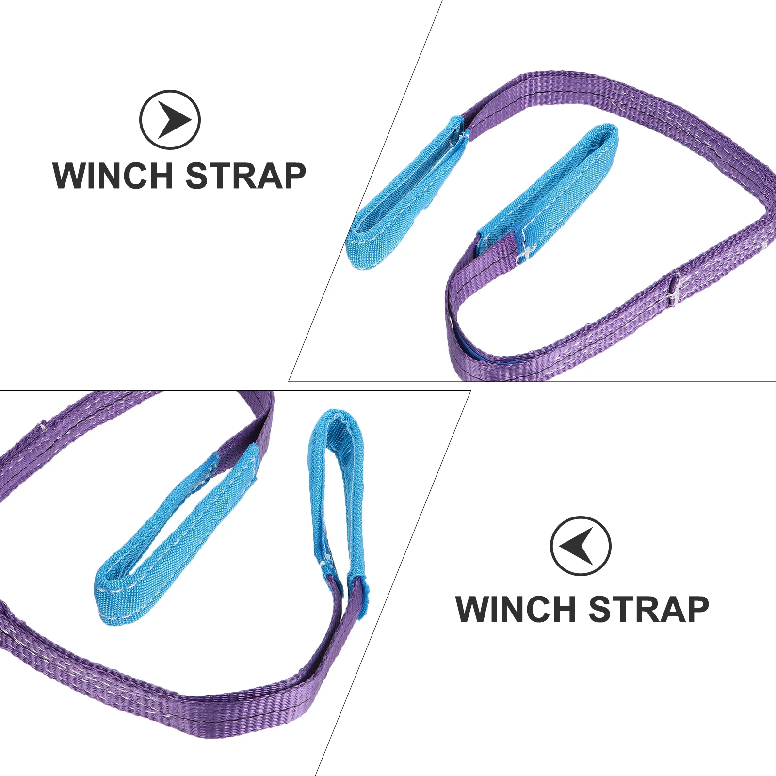 Ribbon Double Buckle Flat Cargo Tie Down Strapbar Polyester Webbing Lifting Straps Belt industrial lifting belt