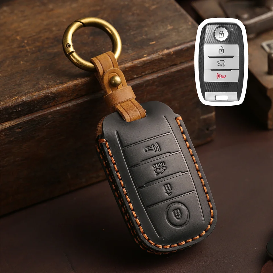 Premium Leather Car Key Case