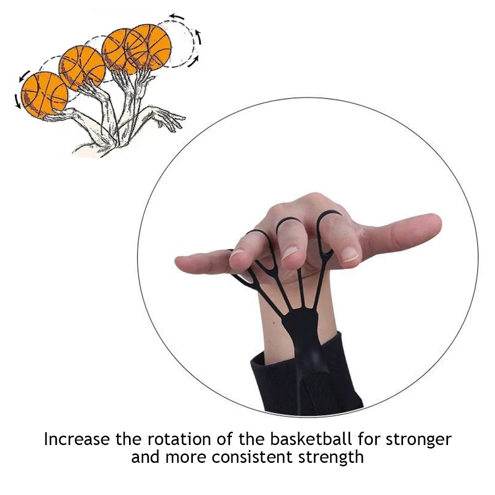 Basketball Shooting Aid Silicone Training Equipment Basketball Pitching Training Corrector Shooting Posture Hand Holder view 4
