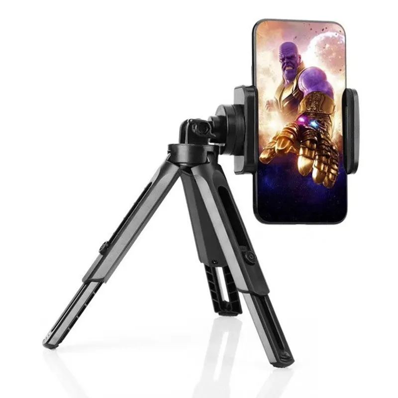 Mini Desktop Telescopic Tripod Mobile Phone Mount for Shooting camera mount camera tripod mount photography tripod phone tripod mount phone tripod flexible phone tripod extendable tripod metal mini tripod stand mini ball head tripod mount mini tripod metal tripod tripod screw mount adapter tripod foot pad