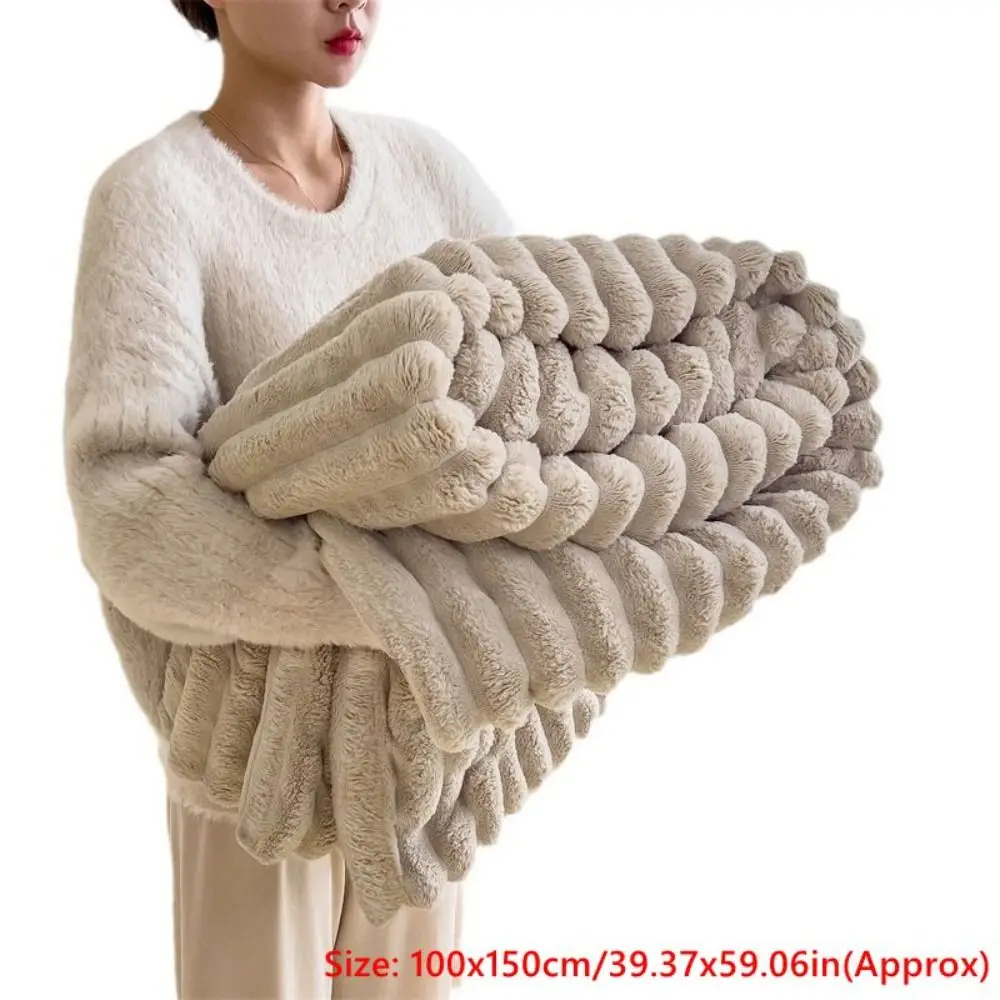 New Cotton Warm Blanket Solid Color Double Sided Conditioning Quilt Skin-Friendly Warm Throw Blanket Home Office