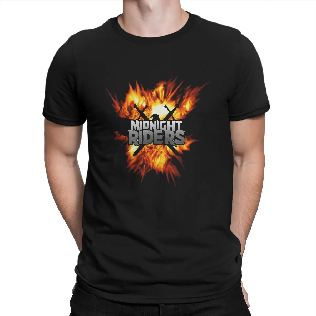 

Midnight Riders T-Shirts for Men Left 4 Dead Casual Cotton Tees Crewneck Short Sleeve T Shirt Printed Tops