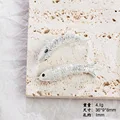 Bright silver [36 * 9mm] one unit
