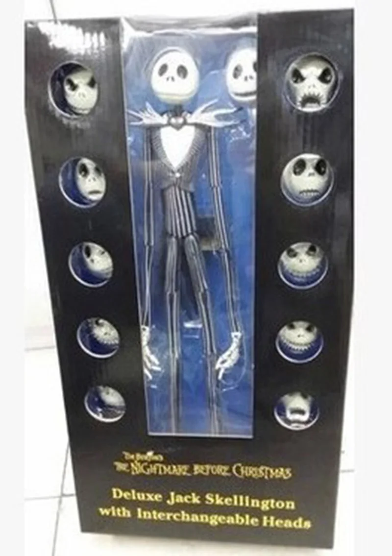 Figura Jack de la serie Revoltech, figura de acción de Jack Skellington de  lujo, pesadilla antes de Navidad, película de dibujos animados, regalo de  cumpleaños, 35CM - AliExpress, image size:800x1135