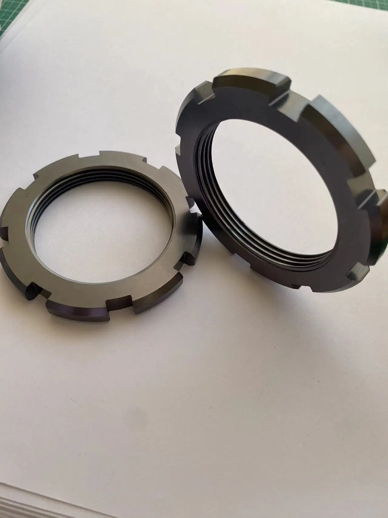 1pc Aluminum Coilover Locking Nut size Tr52x2mm Tr Thread Teeth some Hr Coilover Coilover Spare Parts
