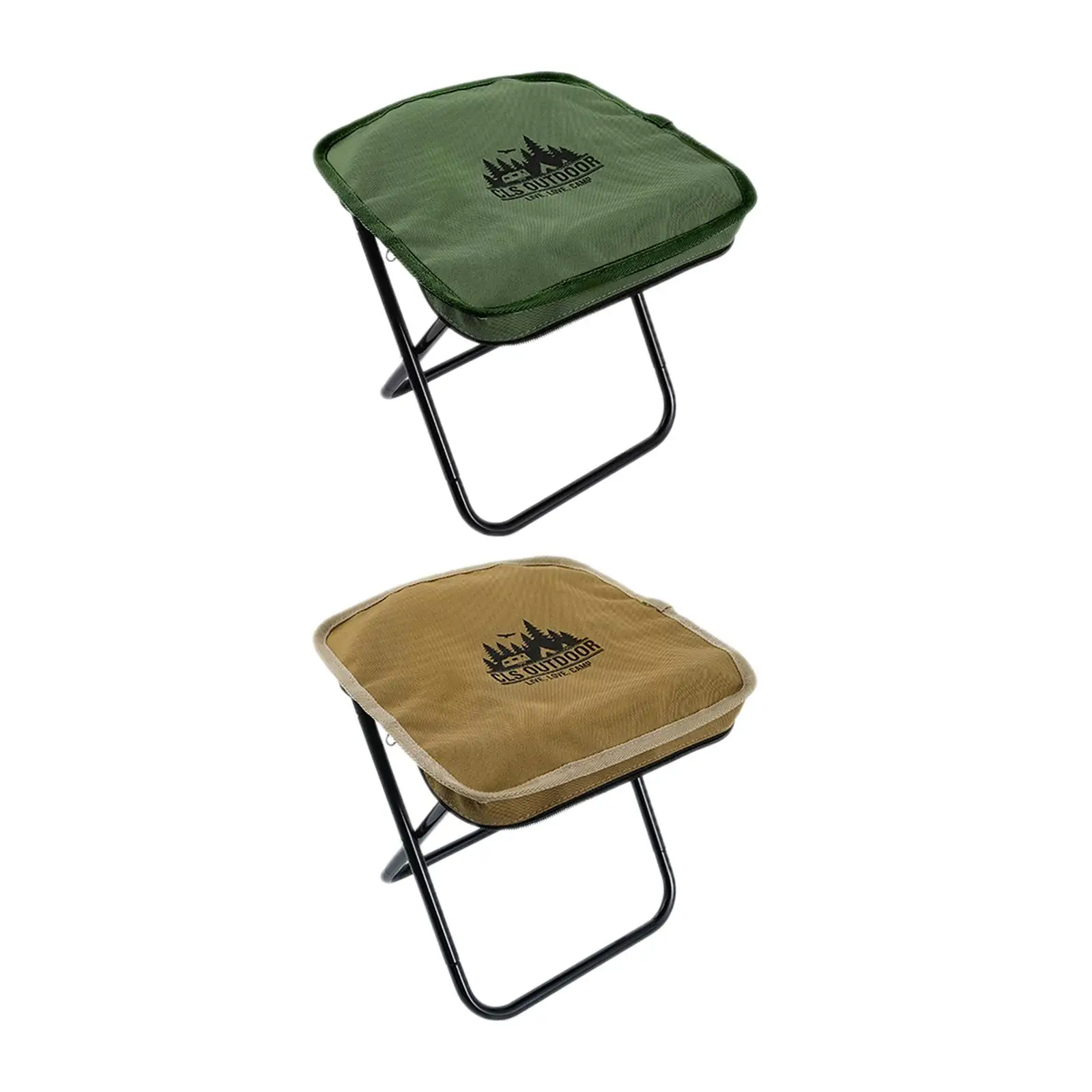 Camping Stool Zipper Handbag Camp Stool for Barbecue Hiking Backpacking