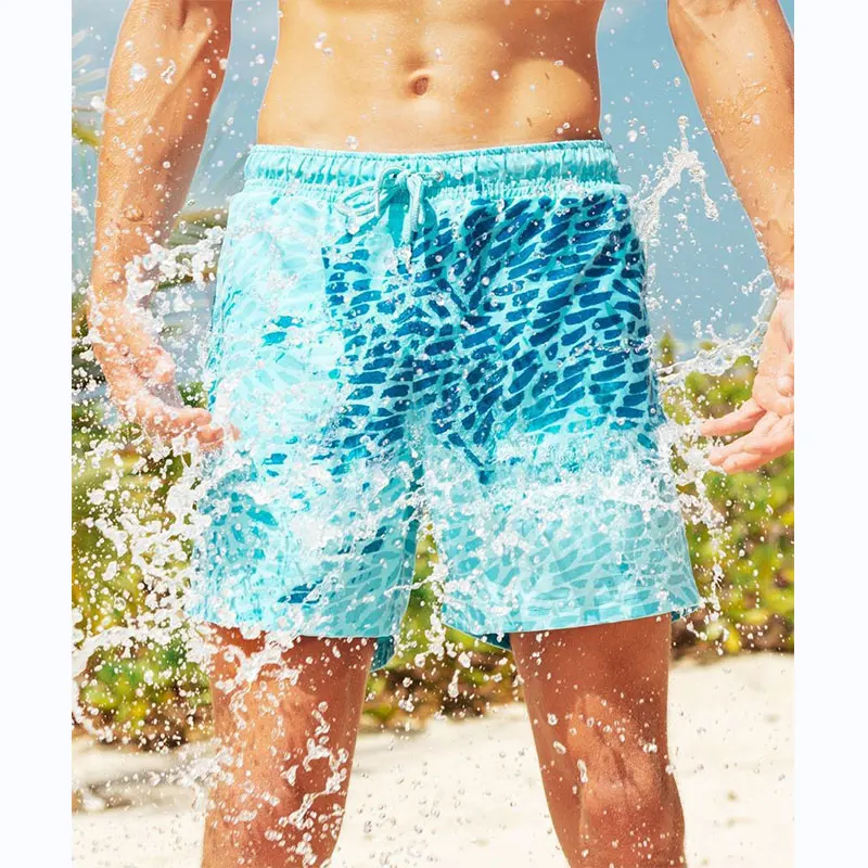Short Homme Décontracté – Coupe Droite, Séchage Rapide, 100% Polyester – Taille Régulière