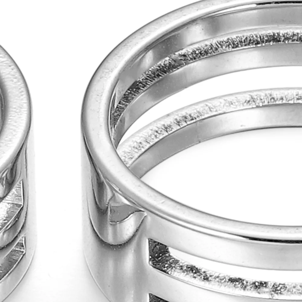 Stainless steel ring open ring DIY jewelry