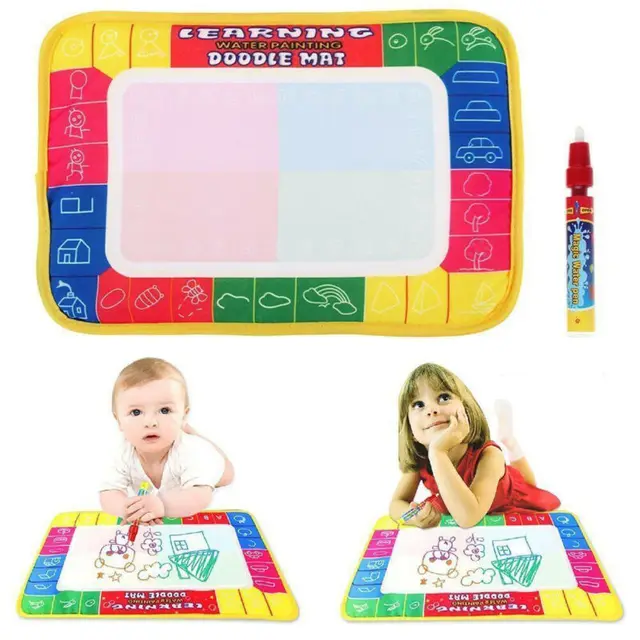 New kids Educational toys Water Drawing Painting Writing Mat Board Magic Pen Doodle Gift children's toys 29 x 19cm 1