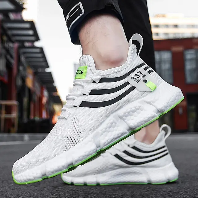 Men Shoes Breathable Classic Running Sneakers for Man Outdoor Light Comfortable Mesh Shoes Slip on Walking ShoesTenis Women 5