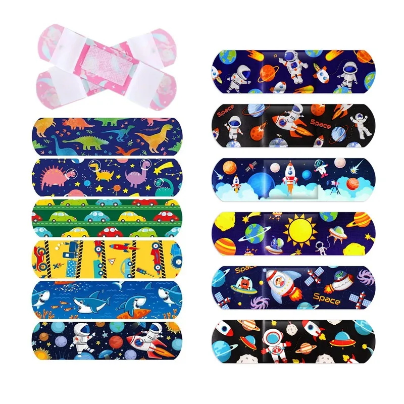 

60PCS/Set Cartoon Band Aid for Wound Dressing Plaster Skin Kawaii Patch First Aid Strips Tape Waterproof Adhesive Bandages