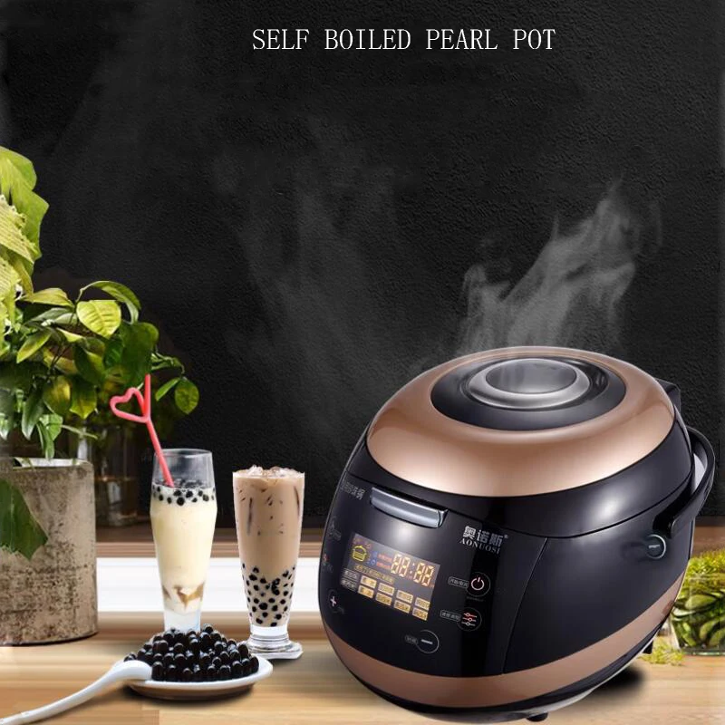 5L Commercial Electric Pearl Cooking Pot Milk Tea Shop boba machine Tapioca Taro ball Sago Red bean cooker Cooking Pot