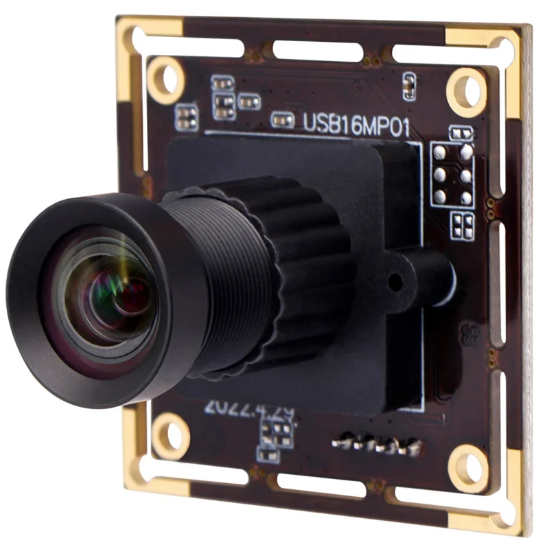 

16MP 4656*3496 CMOS IMX298 Sensor Mini USB Webcam Camera Module With No Distortion Lens