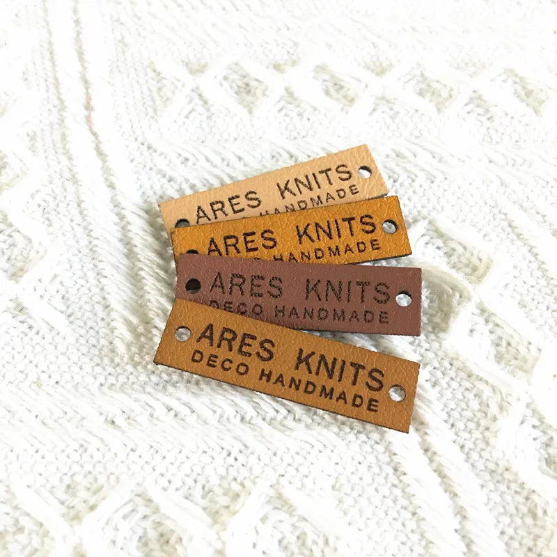 Custom Tags For Handmade Items, Knitting Tag Personalized, Sewing Tags,  Custom Knitting Tags, Knitting Tags, Faux Leather - Garment Labels -  AliExpress