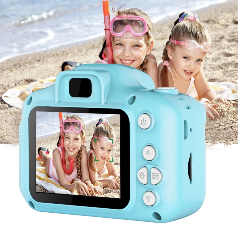 Fotocamera Per Bambini Impermeabile 1080P Hd Screen Camera Video Toy 8 Milioni Di Pixel Kids Cartoon Cute Mini Educational Digital Camera