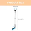 Grabber Folding Trash Can Litter Picker Portable Quick Clamps Pickup Sticks Blue Tool Heavy Duty 6