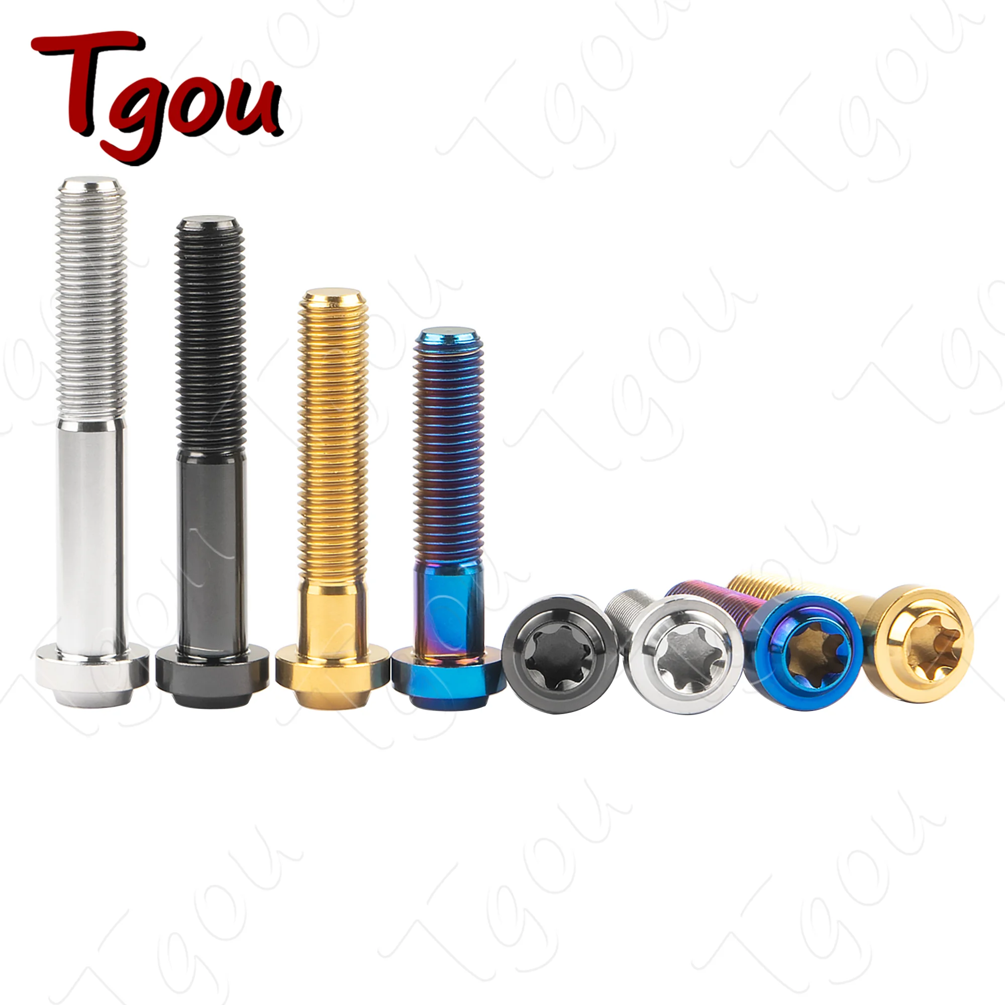 Premium Titanium Bolt with Plummer Head and Torx T45 for Motorcycle and Car Applications