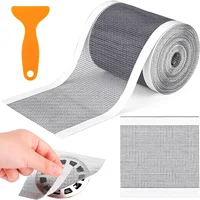 10/5m Cutable Shower Drain Hair Catcher Self-Adhesive Floor Drain Stickers Disposable Mesh Sink Strainer Filter For Bathroom 1