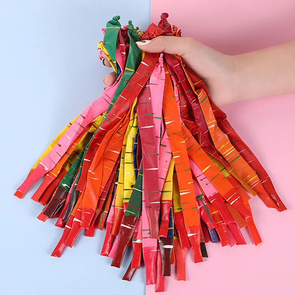 100PCS Rocket Balloons Screaming Balloons Flying Magic Long Balloons Holiday Festival Birthday Party Decorations Supply