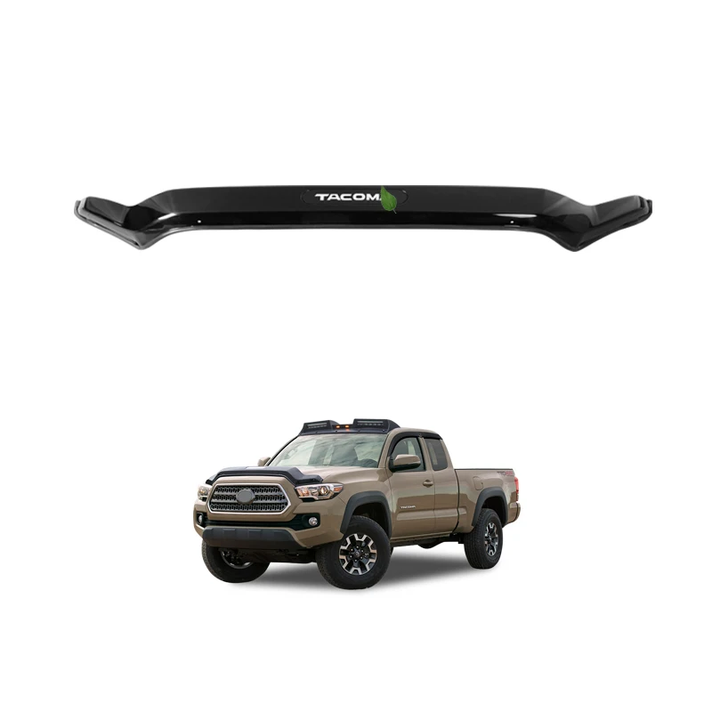 Exterior Accessories Black Color with LED Design Bonnet Guard  Wholesale Front Protector for Toyota Tacoma 2016-2023 - 3