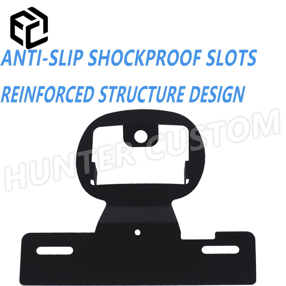 할리 데이비슨 스포츠스터 883 로우/XL883L/883 슈퍼로우 시리즈 오토바이 번호판 브래킷은 녹 방지 처리가 되어 있습니다.